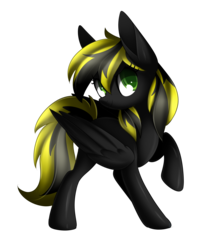 Size: 2463x2775 | Tagged: safe, artist:scarlet-spectrum, oc, oc only, oc:rayva, pegasus, pony, commission, high res, looking at you, raised hoof, simple background, solo, transparent background