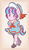 Size: 1316x2233 | Tagged: safe, artist:thegreatrouge, snowfall frost, starlight glimmer, unicorn, anthro, plantigrade anthro, a hearth's warming tail, g4, clothes, cute, female, filly, filly starlight glimmer, glimmerbetes, hands behind back, hat, looking at you, shoes, skirt, skirt lift, smiling, socks, solo, top hat, younger