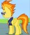 Size: 526x618 | Tagged: safe, screencap, spitfire, pegasus, pony, g4, my little pony: friendship is magic, wonderbolts academy, butt, cropped, female, firebutt, mare, plot, solo, sunglasses, whistle, whistle necklace