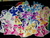 Size: 2560x1920 | Tagged: safe, apple bloom, applejack, bon bon, dj pon-3, fluttershy, nurse redheart, octavia melody, pinkie pie, princess luna, rarity, scootaloo, starlight glimmer, sunset shimmer, sweetie belle, sweetie drops, twilight sparkle, vapor trail, vinyl scratch, alicorn, earth pony, pony, g4, :3, calendar of lunas, clothes, commonity, cookie, cute, dashstorm, female, food, irl, jackletree, lidded eyes, mare, meme, mouth hold, multeity, photo, s1 luna, scarf, sitting, sitting catface meme, so much flutter, sparkle sparkle sparkle, spread wings, sticker, too much pink energy is dangerous, twilight sparkle (alicorn)