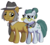 Size: 957x855 | Tagged: safe, artist:swasfews, cloudy quartz, igneous rock pie, earth pony, pony, g4, adoraquartz, cute, duo, female, male, mare, parent, ship:quartzrock, simple background, smiling, stallion, transparent background, vector