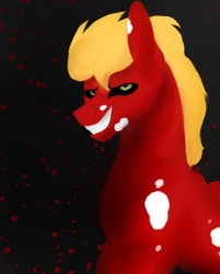 Size: 725x901 | Tagged: safe, artist:neonaarts, oc, oc only, oc:ruin, pegasus, pony, fanfic:piercing the heavens, creepy, fanfic art, male, solo, stallion