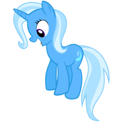 Size: 2663x2663 | Tagged: safe, artist:the smiling pony, derpibooru exclusive, trixie, pony, unicorn, g4, no second prances, .svg available, female, happy, high res, jumping, looking down, open mouth, simple background, smiling, solo, svg, transparent background, vector
