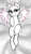 Size: 519x900 | Tagged: safe, pony, advertisement, bed, bedroom eyes, body pillow, body pillow design, commission, monochrome, solo, your character here