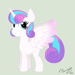 Size: 2000x2000 | Tagged: safe, artist:lapin-demoness, princess flurry heart, pony, g4, female, high res, older, simple background, solo, transparent background