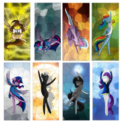 Size: 1280x1316 | Tagged: safe, artist:stuflox, rainbow dash, rarity, twilight sparkle, oc, oc:drawingamer, alicorn, pony, the count of monte rainbow, g4, clothes, dancing, monsparkle, rainbow dantes, rarifort, the count of monte cristo, twilight sparkle (alicorn)