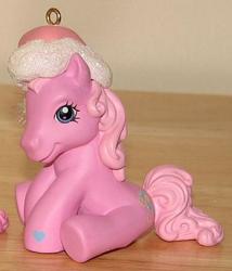 Size: 348x406 | Tagged: safe, photographer:tradertif, pinkie pie (g3), g3, christmas, irl, merchandise, ornament, photo, solo