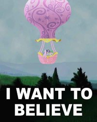 Size: 600x750 | Tagged: artist needed, safe, spike, twilight sparkle, g4, hot air balloon, i want to believe, looking down, tree, twinkling balloon