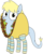 Size: 1280x1587 | Tagged: safe, artist:wafflecakes, oc, oc only, oc:flo, merpony, clothes, costume, cute, food, looking at you, simple background, smiling, socks, solo, striped socks, taco, tongue out, transparent background