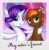 Size: 1034x1064 | Tagged: safe, artist:kas92, button mash, rarity, g4, duo, photo, selfie, smiling, unamused