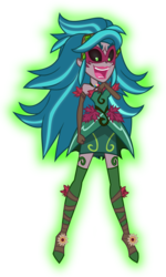 Size: 3606x6000 | Tagged: safe, artist:limedazzle, gaea everfree, gloriosa daisy, equestria girls, g4, my little pony equestria girls: legend of everfree, absurd resolution, clothes, dress, female, magical geodes, open mouth, show accurate, simple background, solo, transparent background, vector