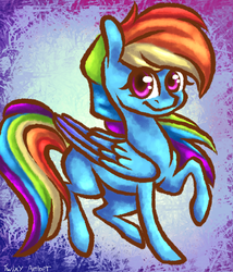 Size: 900x1050 | Tagged: safe, artist:twixyamber, rainbow dash, g4, female, raised hoof, solo