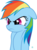 Size: 1600x2149 | Tagged: safe, artist:arifproject, rainbow dash, pony, g4, angry, arif's angry pone, ears back, female, frown, glare, simple background, solo, transparent background, vector
