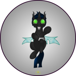 Size: 5000x5000 | Tagged: safe, artist:lakword, oc, oc only, oc:flik, changeling, absurd resolution, changeling oc, simple background, solo, transparent background