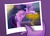 Size: 2542x1816 | Tagged: safe, artist:lamar_bone, derpibooru exclusive, spike, twilight sparkle, alicorn, pony, g4, backwards cutie mark, butt, cup, holding, open mouth, photo, plot, purple background, raised hoof, signature, simple background, table, teacup, twilight sparkle (alicorn)