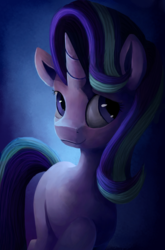 Size: 991x1500 | Tagged: safe, artist:camyllea, starlight glimmer, pony, g4, female, smiling, solo