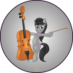 Size: 5000x5000 | Tagged: safe, artist:lakword, octavia melody, g4, absurd resolution, backwards cutie mark, cello, female, musical instrument, playing, pose, simple background, solo, transparent background