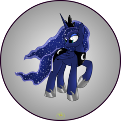 Size: 5000x5000 | Tagged: safe, artist:lakword, princess luna, g4, absurd resolution, female, simple background, solo, transparent background