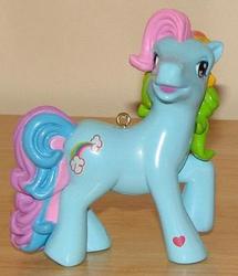Size: 342x397 | Tagged: safe, photographer:tradertif, rainbow dash (g3), g3, christmas, irl, merchandise, ornament, photo, solo
