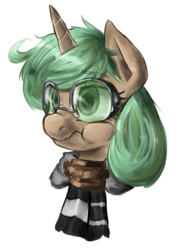 Size: 508x688 | Tagged: safe, artist:toisanemoif, oc, oc only, pony, unicorn, confused, green hair, scrunchy face, simple background, solo, transparent background
