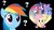Size: 1920x1080 | Tagged: safe, fluttershy, pinkie pie, rainbow dash, trixie, twilight sparkle, pony, unicorn, moon, youtube thumbnail