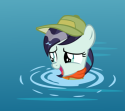 Size: 11752x10435 | Tagged: safe, artist:cyanlightning, coloratura, earth pony, pony, g4, the mane attraction, .svg available, absurd resolution, clothes, cute, female, filly, filly coloratura, hat, rarabetes, solo, vector, water