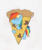 Size: 1342x1593 | Tagged: safe, artist:sirchezee, rainbow dash, g4, eating, female, food, mushroom, pizza, solo