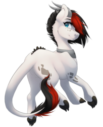 Size: 750x920 | Tagged: safe, artist:silentwulv, oc, oc only, oc:fay, dracony, hybrid, simple background, solo, transparent background