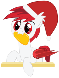 Size: 2000x2662 | Tagged: safe, artist:mintysketch, oc, oc only, bat pony, pony, food, high res, mango, minty's christmas ponies, simple background, solo, to saddlebags and back again, transparent background, vector