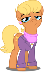 Size: 3061x5000 | Tagged: safe, artist:dashiesparkle, ms. harshwhinny, pony, g4, .svg available, clothes, female, simple background, solo, transparent background, unamused, vector