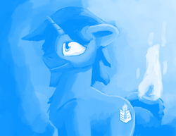 Size: 1280x989 | Tagged: safe, artist:warskunk, oc, oc only, pony, unicorn, sketch, solo