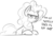 Size: 807x553 | Tagged: dead source, safe, artist:reiduran, pinkie pie, g4, art, female, grayscale, monochrome, simple background, sketch, solo, truth, unamused, white background