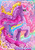 Size: 636x900 | Tagged: safe, artist:anniemsson, streaky, g1, blushing, female, rainbow curl pony, solo, watermark