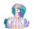 Size: 5143x4455 | Tagged: safe, artist:amazing-artsong, princess celestia, alicorn, pony, g4, absurd resolution, crying, female, fluffy, mare, messy mane, sad, simple background, sitting, solo, spread wings, transparent background