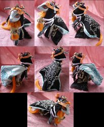 Size: 1024x1248 | Tagged: safe, artist:lightningsilver-mana, pony, g1, commission, customized toy, irl, midna, photo, ponified, solo, the legend of zelda, the legend of zelda: twilight princess, toy
