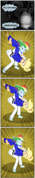 Size: 925x4619 | Tagged: safe, artist:ponymaan, applejack, rainbow dash, comic:lyra-lyra's bizarre adventure, equestria girls, g4, barefoot, black belt, clothes, comic, competition, feet, fight, gi, gritted teeth, hatless, judo, martial arts, missing accessory, pain, pants, robe, speech bubble