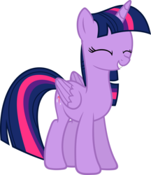 Size: 5179x6000 | Tagged: safe, artist:slb94, twilight sparkle, alicorn, pony, g4, absurd resolution, cute, female, folded wings, giggling, mare, simple background, smiling, solo, transparent background, twiabetes, twilight sparkle (alicorn), vector