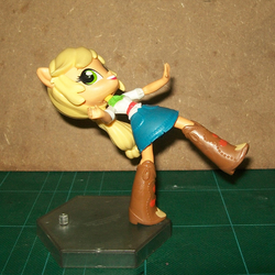 Size: 850x850 | Tagged: safe, applejack, equestria girls, g4, clothes, doll, equestria girls minis, female, skirt, solo, toy