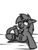 Size: 488x638 | Tagged: safe, artist:neuro, oc, oc only, oc:littlepip, pony, snake, unicorn, fallout equestria, :p, adorable distress, black and white, boop, cute, danger noodle, fanfic, fanfic art, female, filly, filly littlepip, floppy ears, frown, grayscale, hooves, horn, licking, monochrome, on back, scared, simple background, solo, tongue out, transparent background, wide eyes