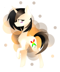 Size: 2217x2665 | Tagged: safe, artist:huirou, oc, oc only, oc:coldly painter, pony, unicorn, high res, simple background, solo, transparent background
