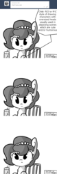 Size: 792x2376 | Tagged: safe, artist:tjpones, oc, oc only, oc:brownie bun, earth pony, pony, horse wife, ask, book, breaking the fourth wall, chair, cheek fluff, chest fluff, chibi, comic, drink, ear fluff, female, grayscale, mare, monochrome, neighponese, nothing happened, oatacola, reading, simple background, sitting, solo, straw, text, tumblr, white background