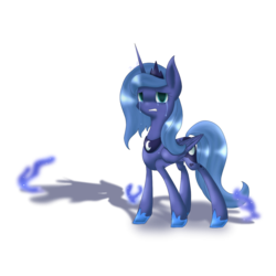 Size: 1250x1250 | Tagged: safe, artist:jisuppe, princess luna, tantabus, g4, colored pupils, crying, female, gritted teeth, s1 luna, shadow, simple background, solo, transparent background