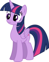 Size: 5000x6304 | Tagged: safe, artist:lman225, twilight sparkle, alicorn, pony, g4, absurd resolution, female, folded wings, mare, simple background, solo, transparent background, twilight sparkle (alicorn), vector