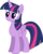 Size: 5000x6304 | Tagged: safe, artist:lman225, twilight sparkle, alicorn, pony, g4, absurd resolution, female, folded wings, mare, simple background, solo, transparent background, twilight sparkle (alicorn), vector