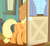 Size: 590x540 | Tagged: safe, screencap, applejack, earth pony, pony, g4, my little pony: friendship is magic, somepony to watch over me, butt, cropped, female, mare, plot, solo