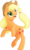 Size: 3000x5043 | Tagged: safe, artist:theshadowstone, applejack, g4, female, high res, open mouth, simple background, solo, transparent background