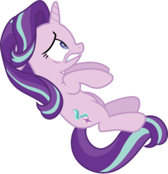 Size: 3007x3110 | Tagged: safe, artist:cloudy glow, starlight glimmer, pony, unicorn, g4, to where and back again, .ai available, female, high res, horn, mare, scared, simple background, solo, transparent background, vector