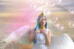 Size: 1024x683 | Tagged: safe, artist:ryuraiart, princess celestia, human, g4, clothes, cosplay, costume, irl, irl human, photo, solo