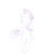 Size: 590x642 | Tagged: safe, starlight glimmer, pony, g4, bipedal, female, looking at you, monochrome, simple background, smiling, solo, white background