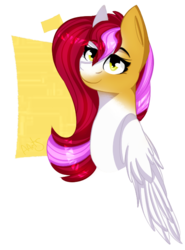 Size: 471x635 | Tagged: safe, artist:ayoarts, oc, oc only, pegasus, pony, bust, portrait, simple background, solo, transparent background